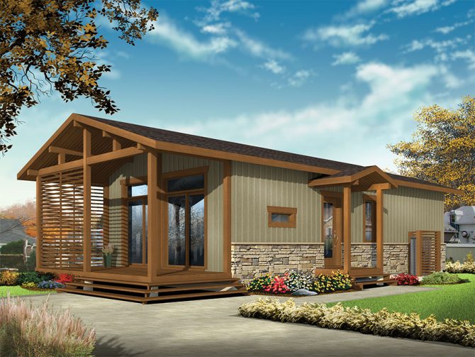 Tiny house with versatility