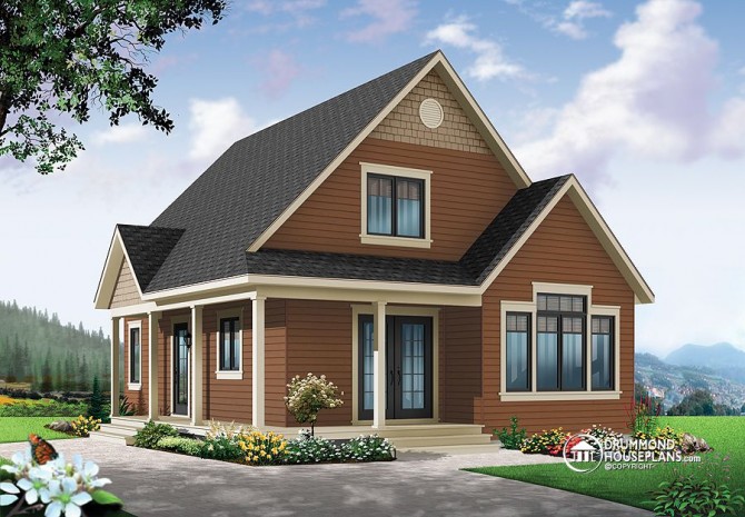 Cottage with progressive approach