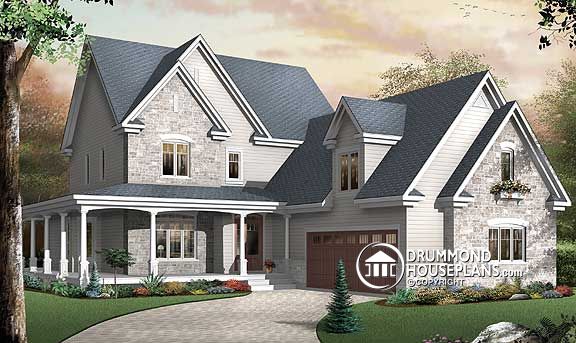 Plan of the week: 4 bedroom home with bonus space
