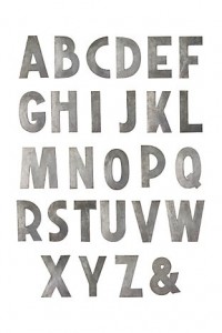 Alphabet inspired design