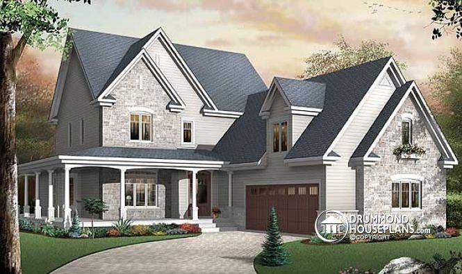 New Colonial with 3 car garage