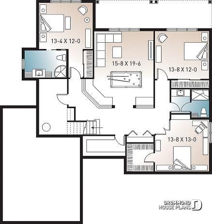 4 to 5 bedroom farmhouse plan