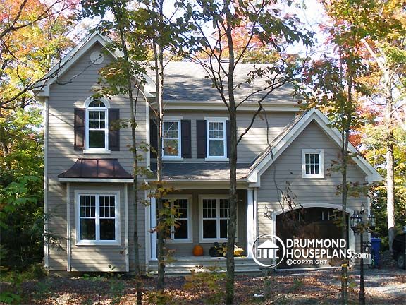Drummond House Plans - Traditional open floor plan home no. 3862