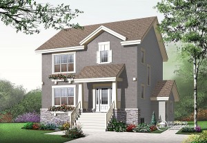 House plans with basement apartment - Drummond Plans