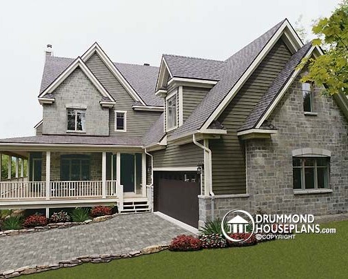 wraparound porch house