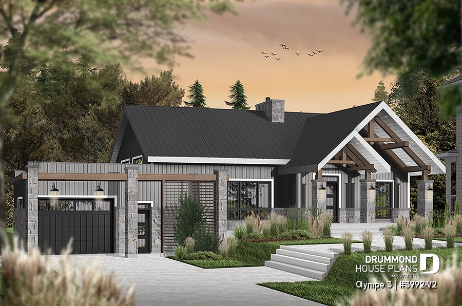 scandinavian home with 3 bedrooms