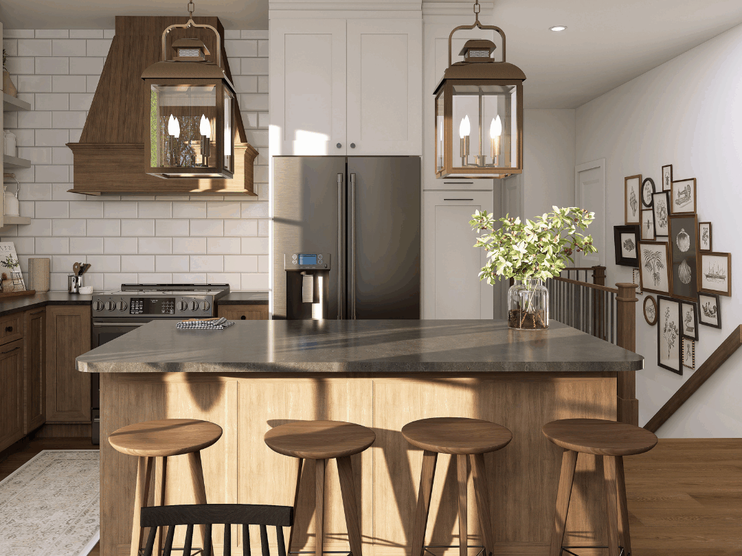 Tendances cuisine Modèle plan de maison Merrain 3157