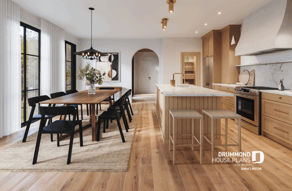 Soho house plan 3736 kitchen