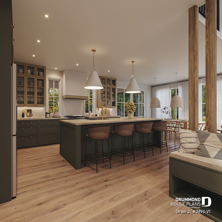 beautiful trending style kitchen by Drummond House Plans - Strom 2