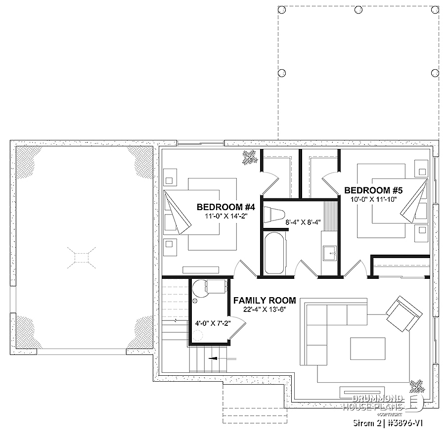 optional finished daylight basement