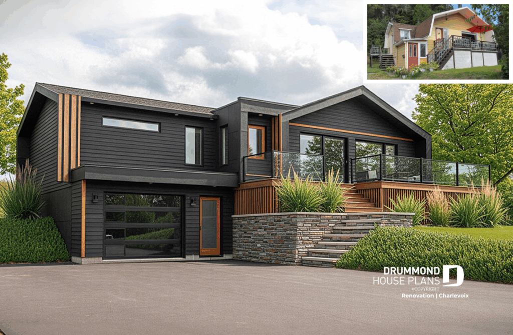 renovation plan, home addition to an existing house