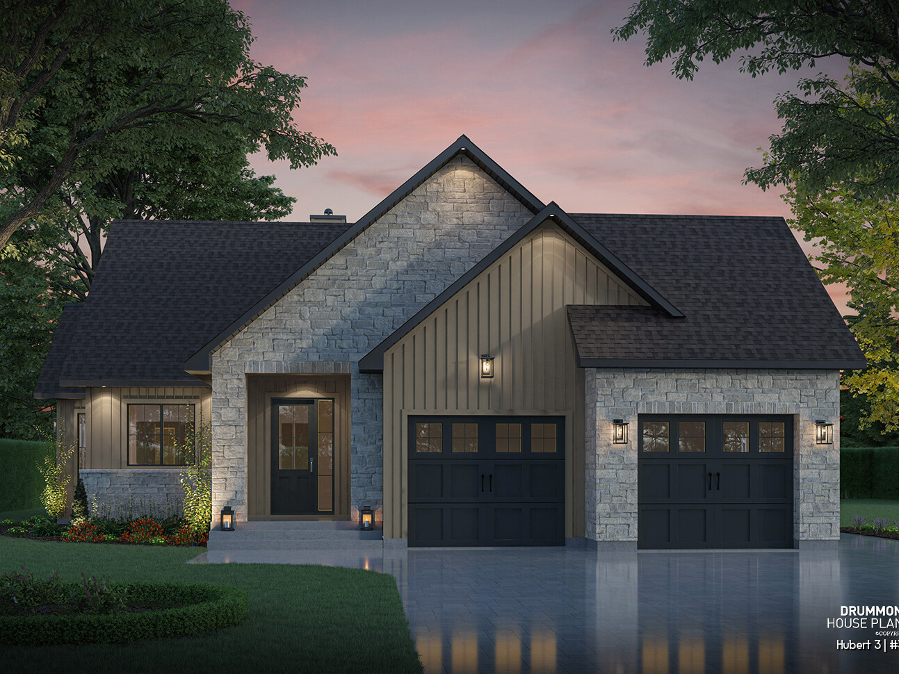 House plan with STUV Fireplace