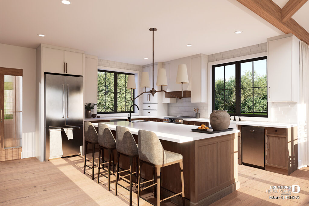 open concept kitchen