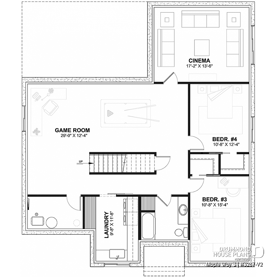 finished basement with 2-3 more bedrooms, family rooms, more