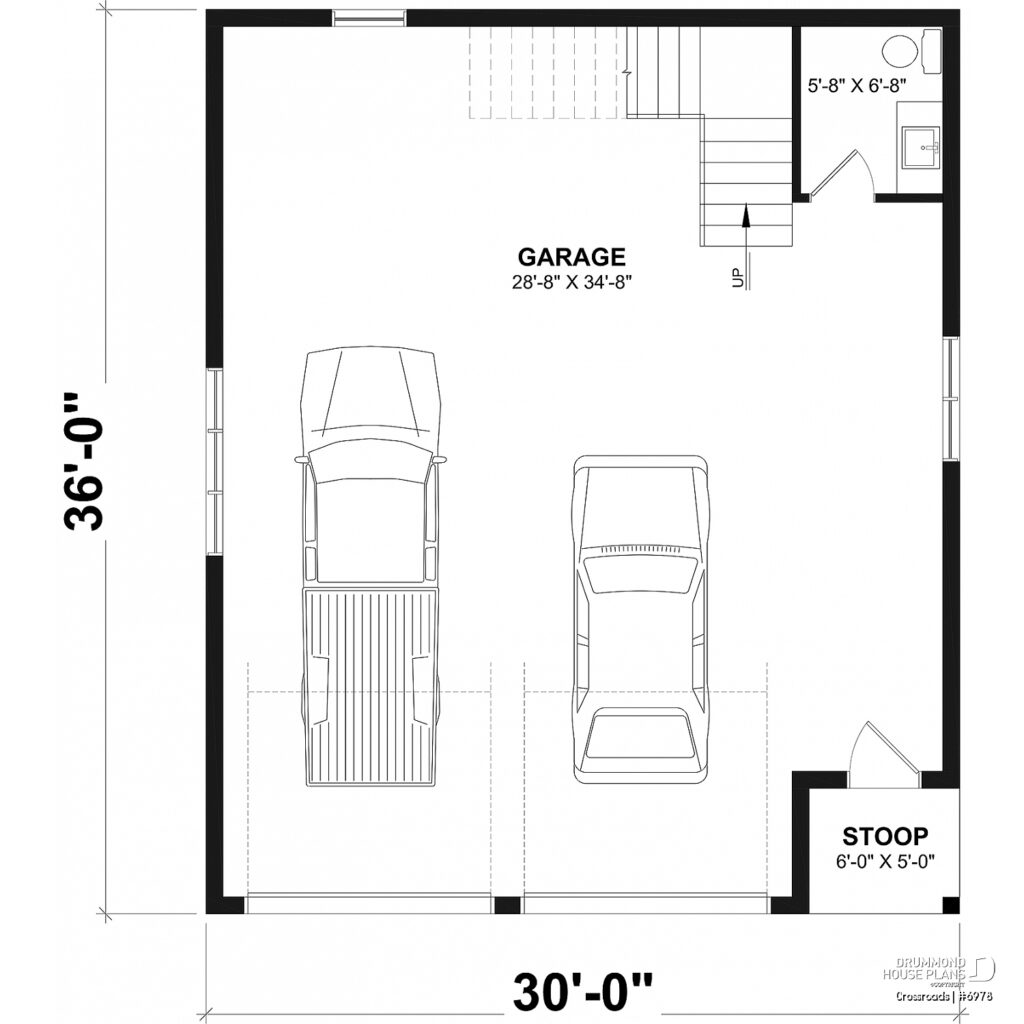 double garage model