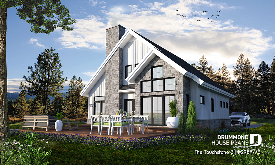 cottage plan with basement