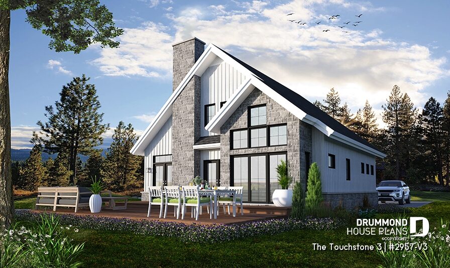 Popular Canadian cottage plan – The Touchstone 3 #2957-V3