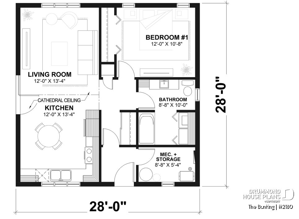 affordable small house plan 2180 main floor layout single story compact design
