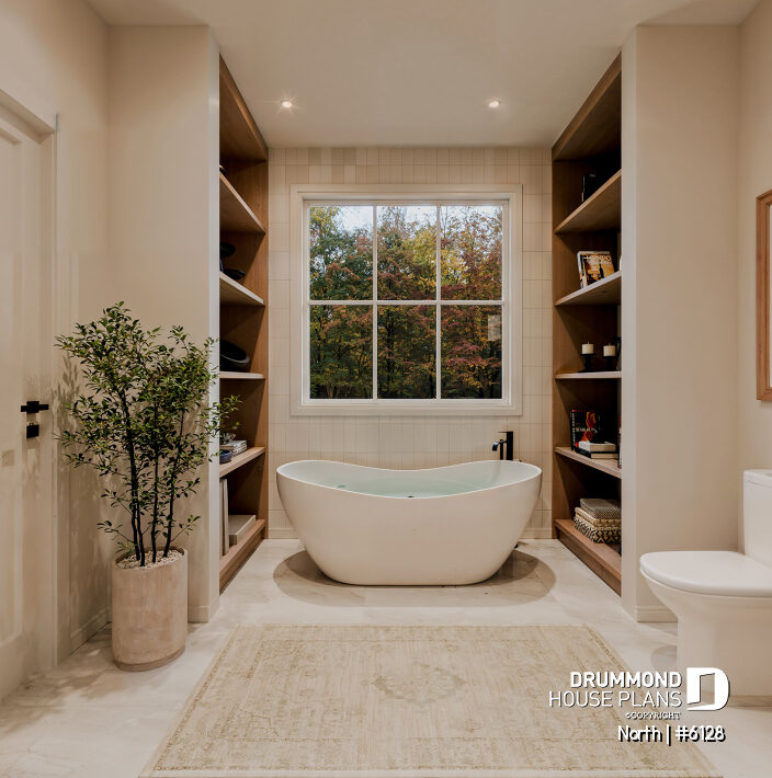 primary bathroom North 6128 modern design bright functional layout