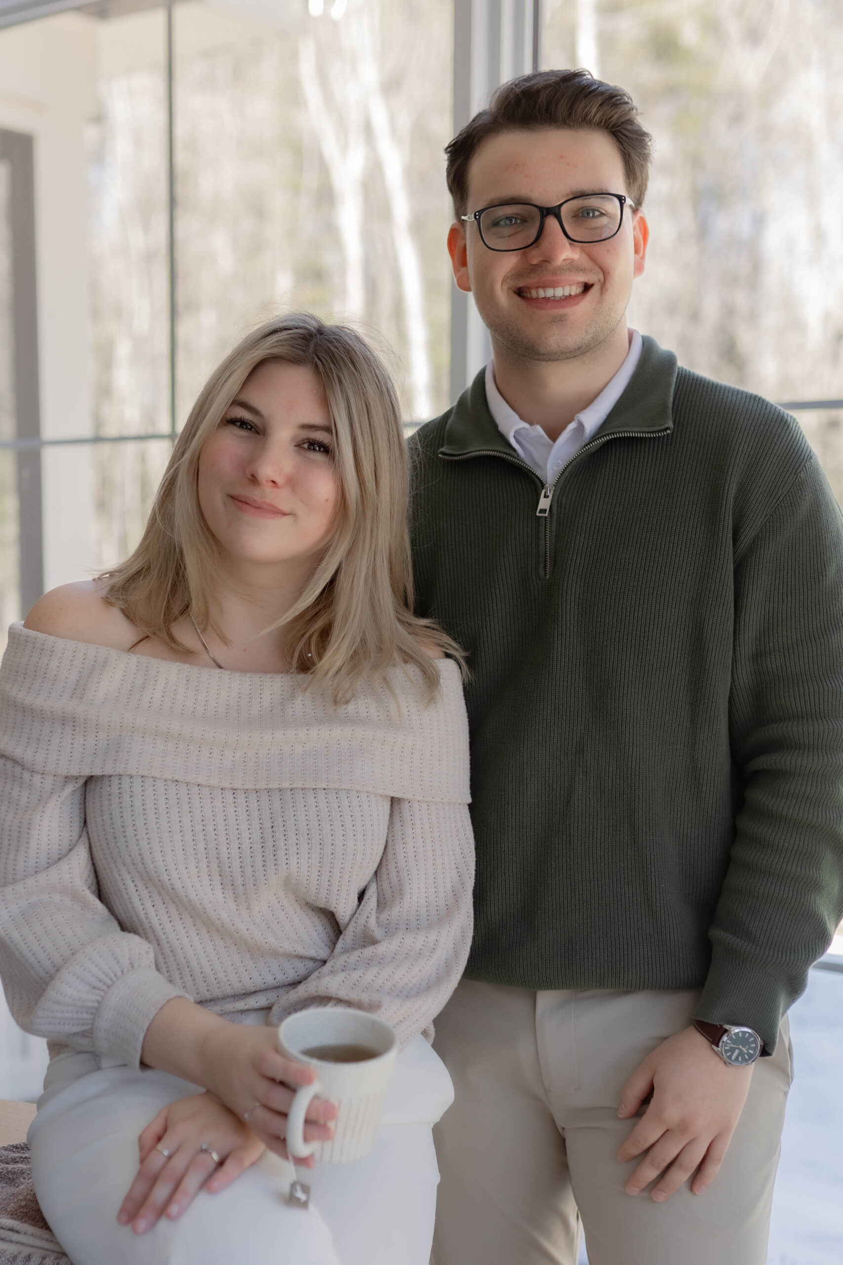 Alexis Carignan and Jennifer Larocque at Drummond House Plans